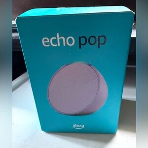 💜 Amazon Echo Pop in Lavender Complete in Box